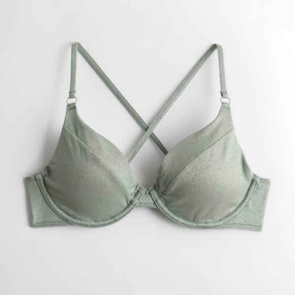 Hollister Other - Hollister Women's Shine Plunge Underwire Bikini Top